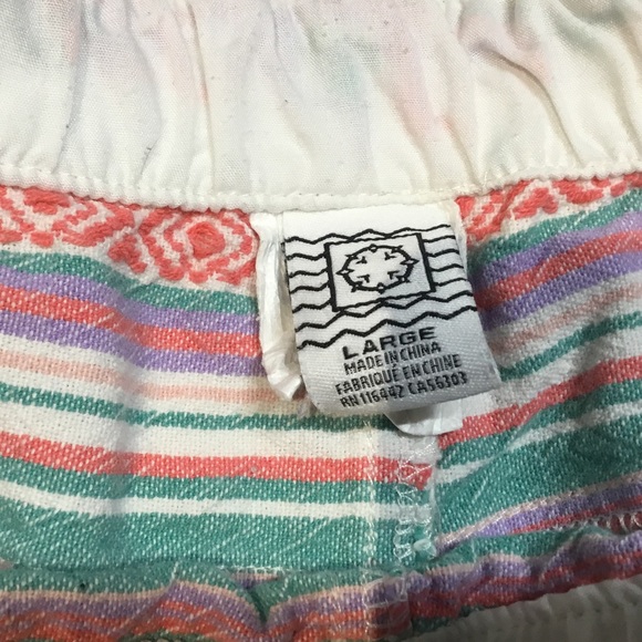 EMP PRE Womens Shorts Striped Size: L Boho - Picture 2 of 4